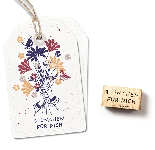 Cats on appletrees Stempel Blümchen für Dich