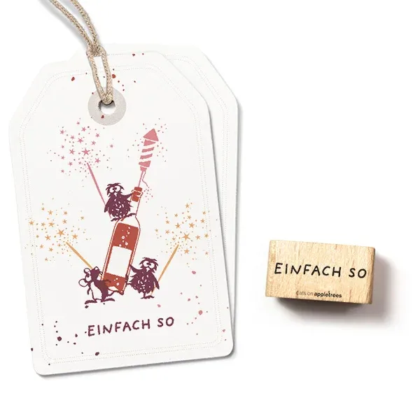 Cats on appletrees Stempel Einfach so