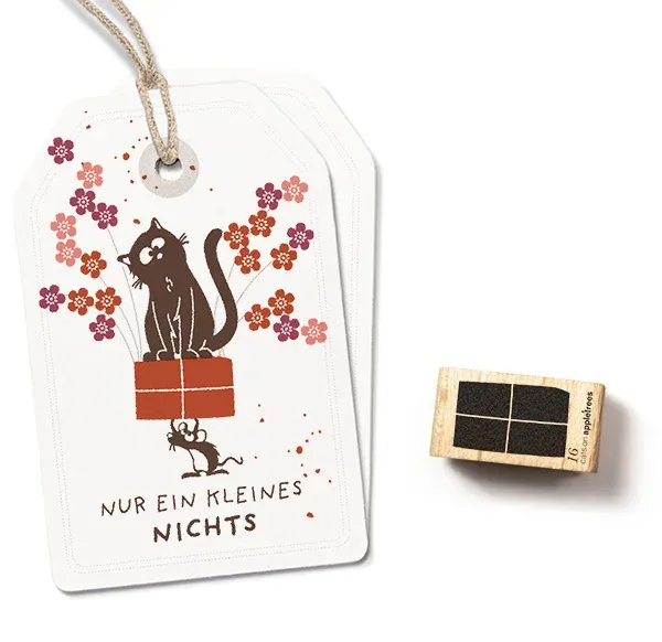 Cats on appletrees Stempel Geschenk 16 M