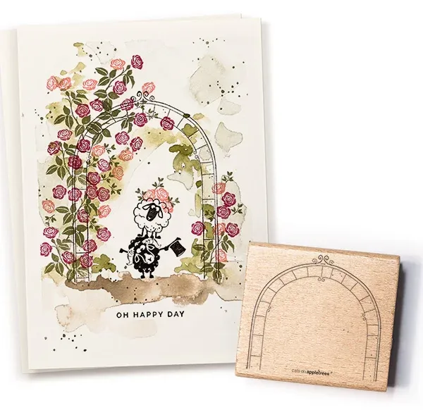 Cats on appletrees Stempel Rankbogen, Rosenbogen