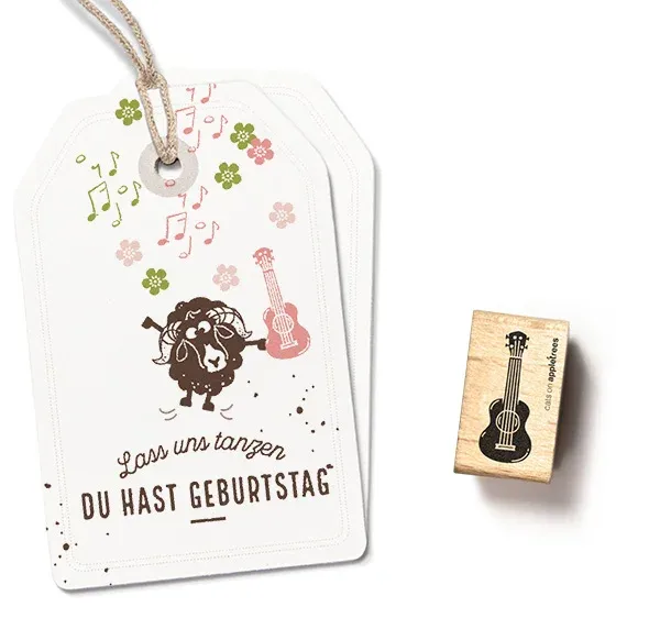 Cats on appletrees Stempel Ukulele