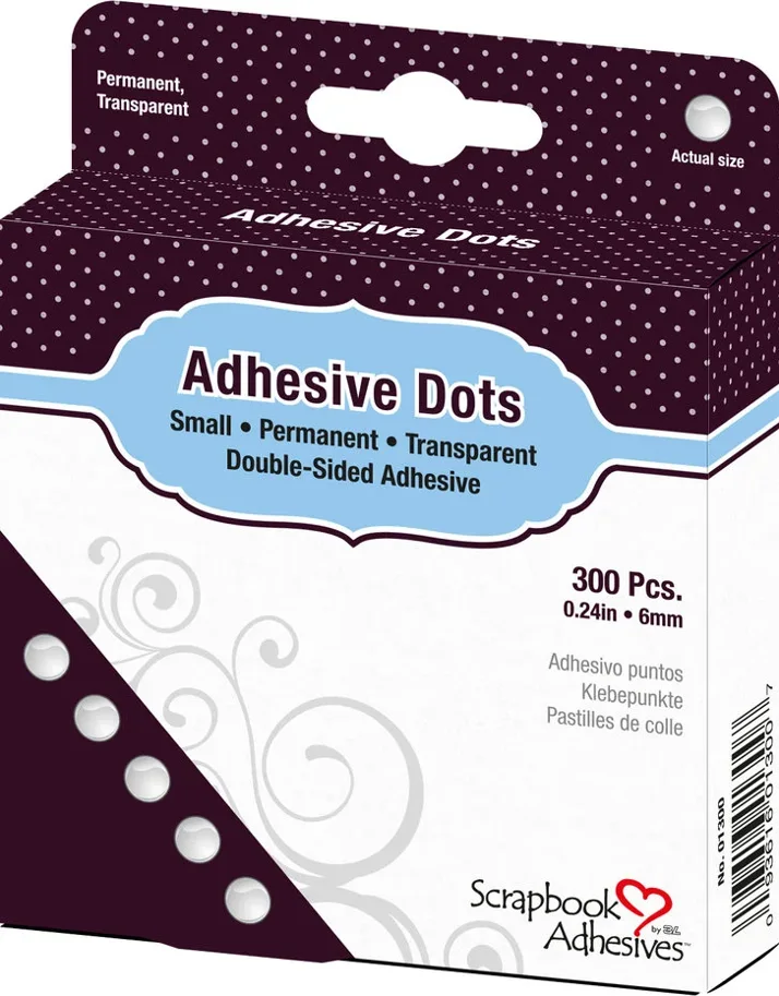 Scrapbook Adhesive Dots Small 300 Pcs