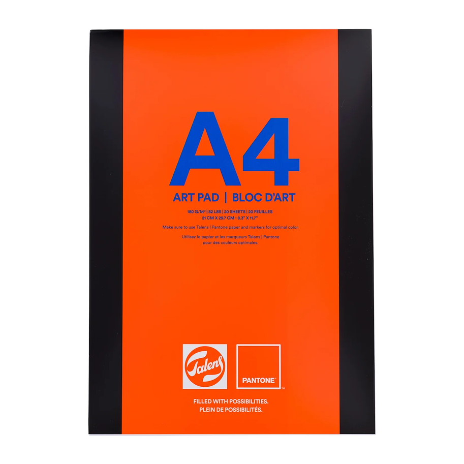 Talens | Pantone Künstlerblock A4 (21 x 29,7 cm), 20 Blatt