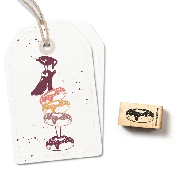 Cats on appletrees Stempel Donut