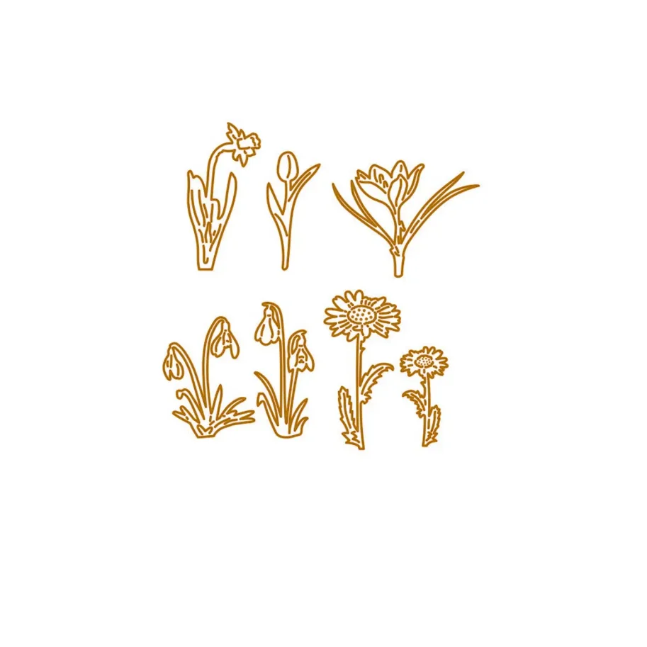 Creative-Depot Die - Kleine Frühlingsblumen