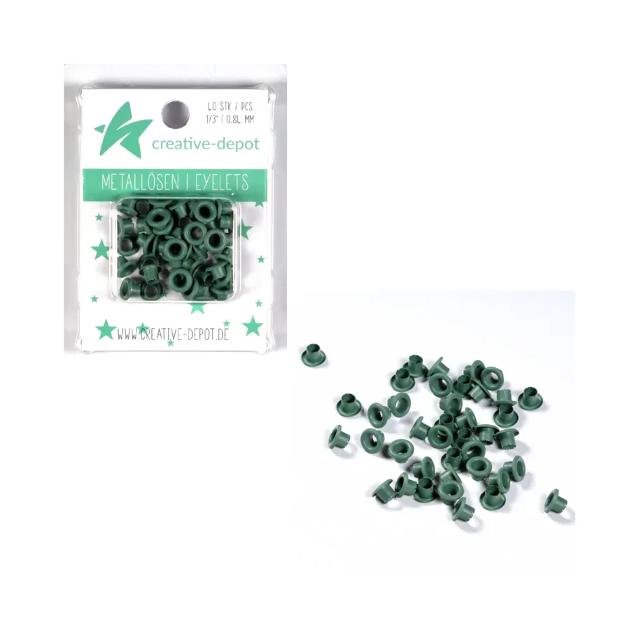 Creative-Depot Eyelets - Moos - Matt - 8 mm