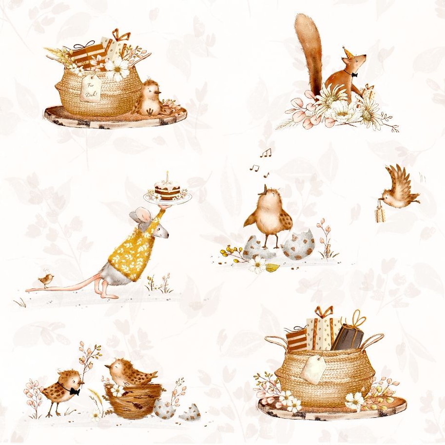 Lilly-Art Designpapier Sweet Spring Presents