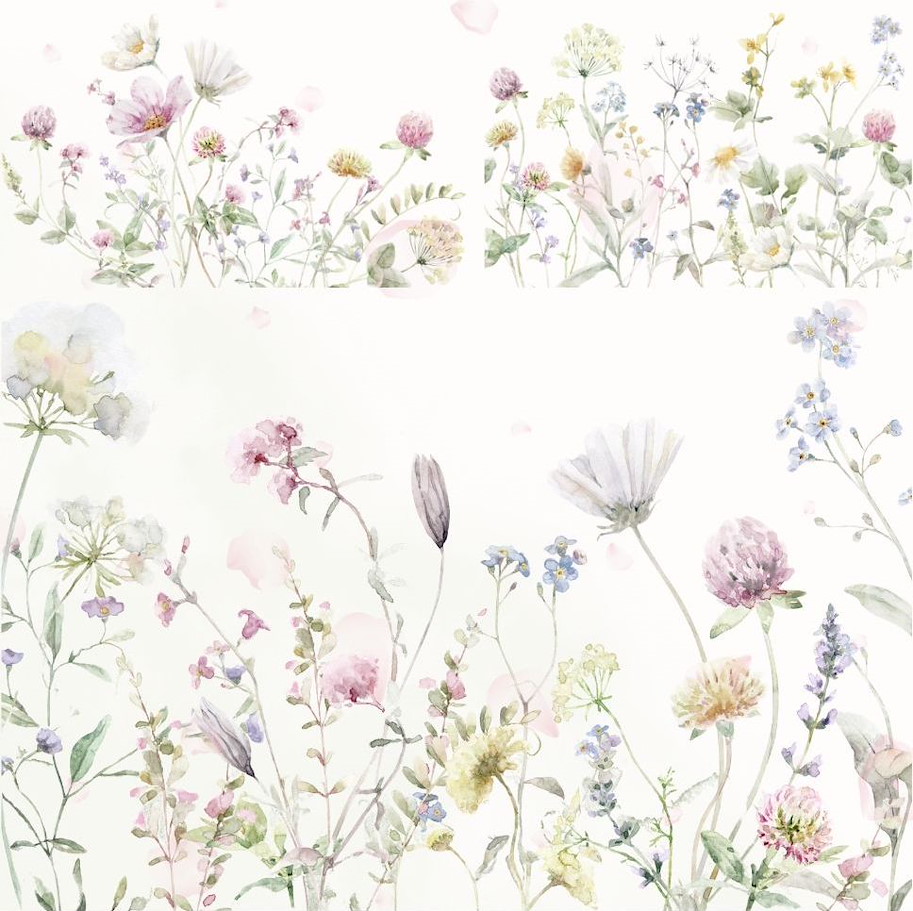 Lilly-Art Designpapier Wildflowers 1