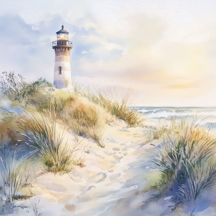 Lilly-Art Designpapier Lighthouse 1