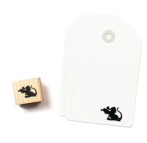 Cats on appletrees Stempel Maus Philippe