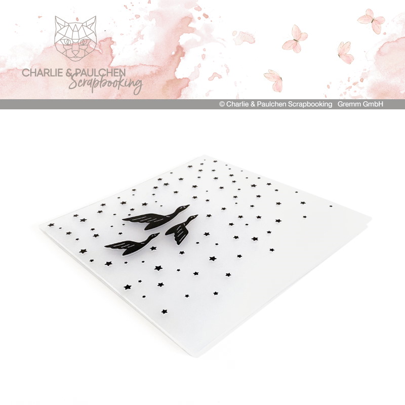 Charlie & Paulchen Prägefolder Traumreise- Gänse