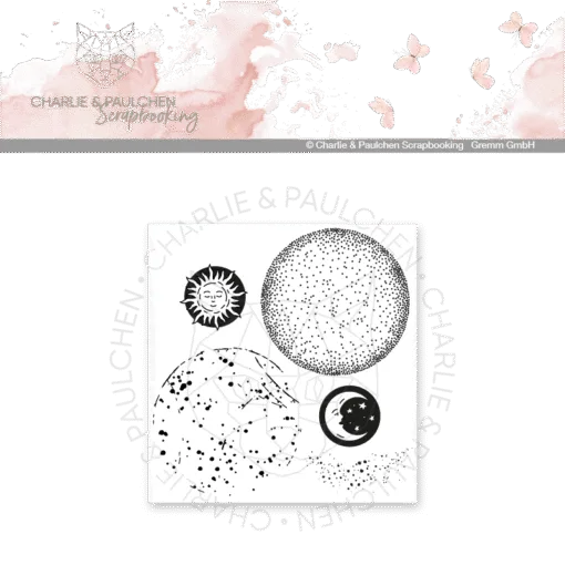 Charlie & Paulchen Stempelset Kosmos