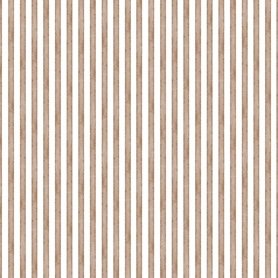 Lilly-Art Designpapier Woods Pattern Braun Streifen/Punkte