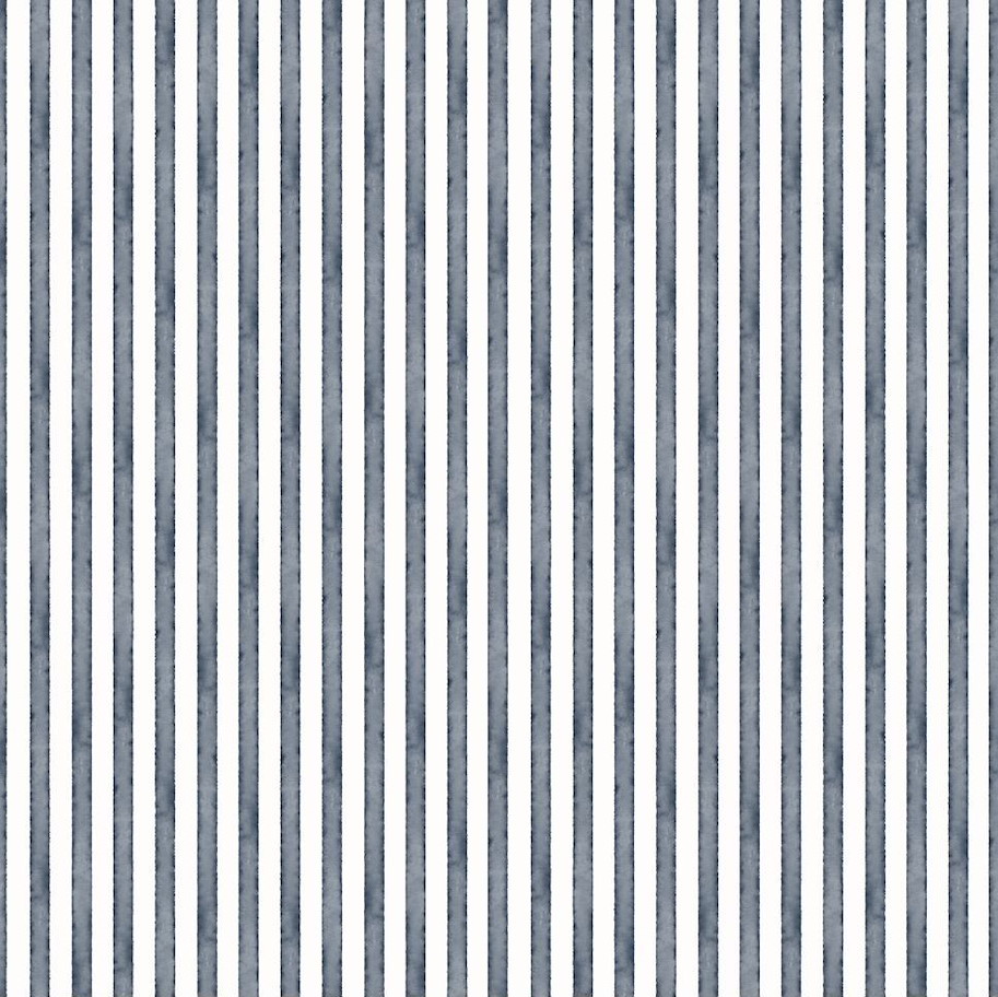 Lilly-Art Designpapier Woods Pattern Blau Streifen/Punkte