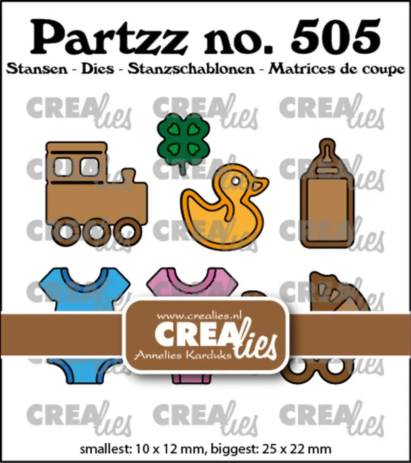 Crealies Partzz Dies Mini Baby