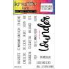 Kreativbunt Clear Stamps Lettering Wunder 