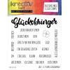 Kreativbunt Clear Stamps Lettering Glücksbringer 
