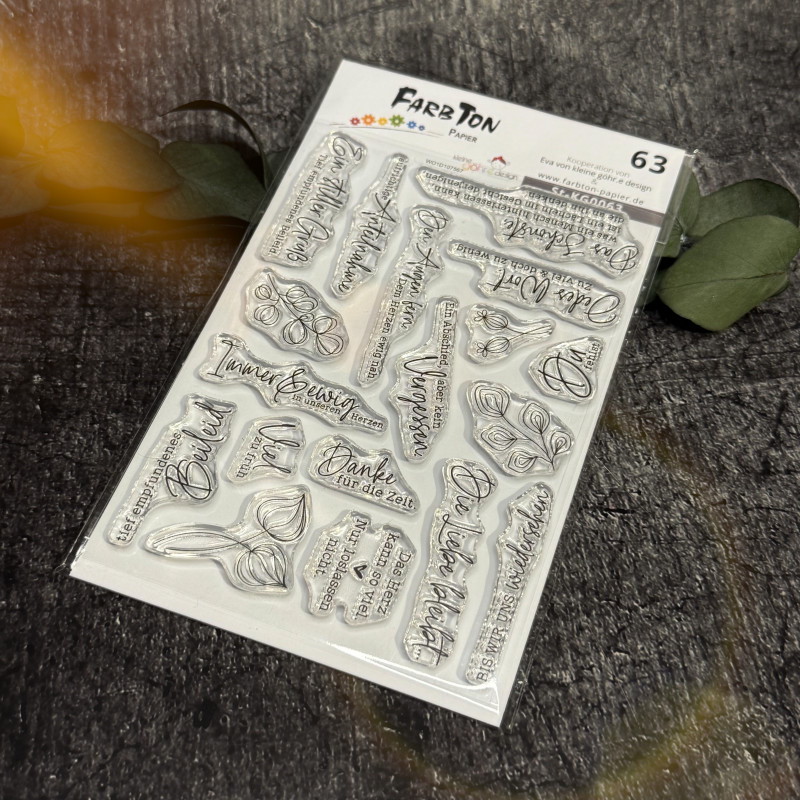 Farbton Papier Stempel: `In Ruhe` kleineGöhr.e (63) 
