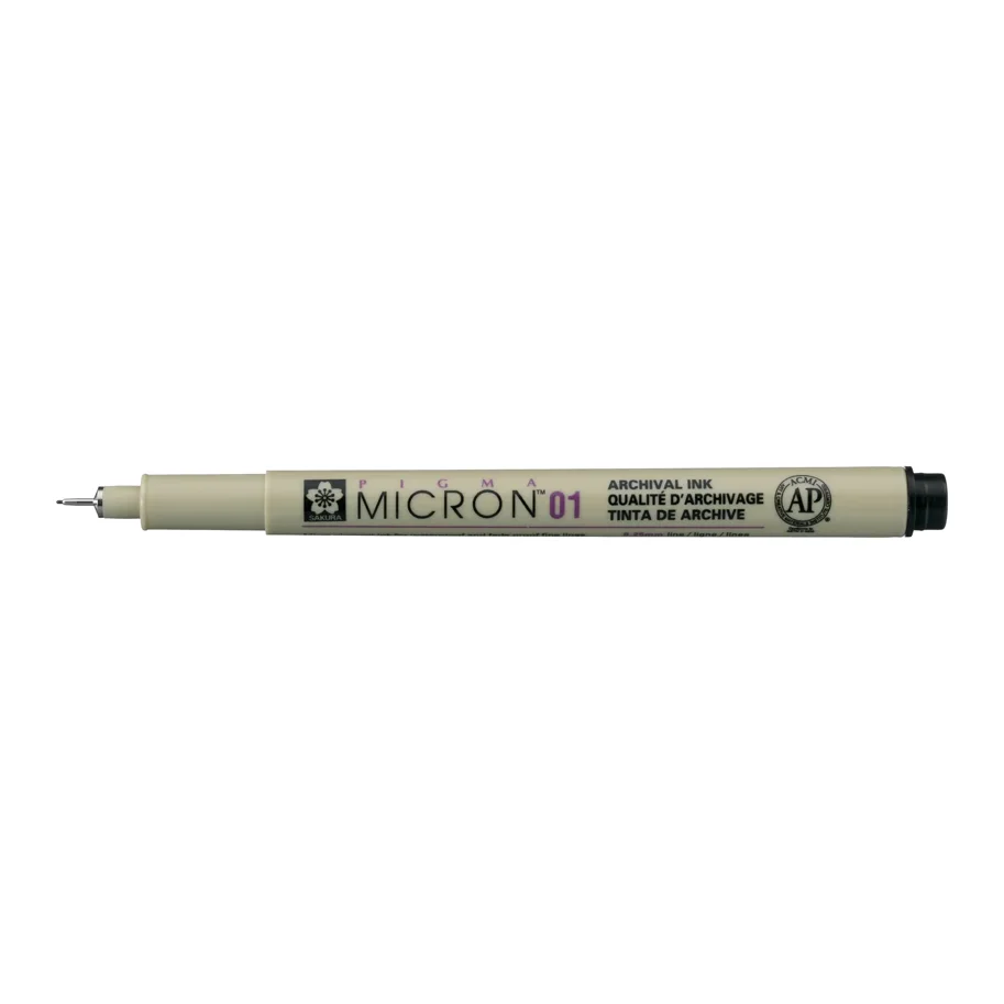 Sakura Pigma Micron 01 - 0.25 mm - Schwarz 