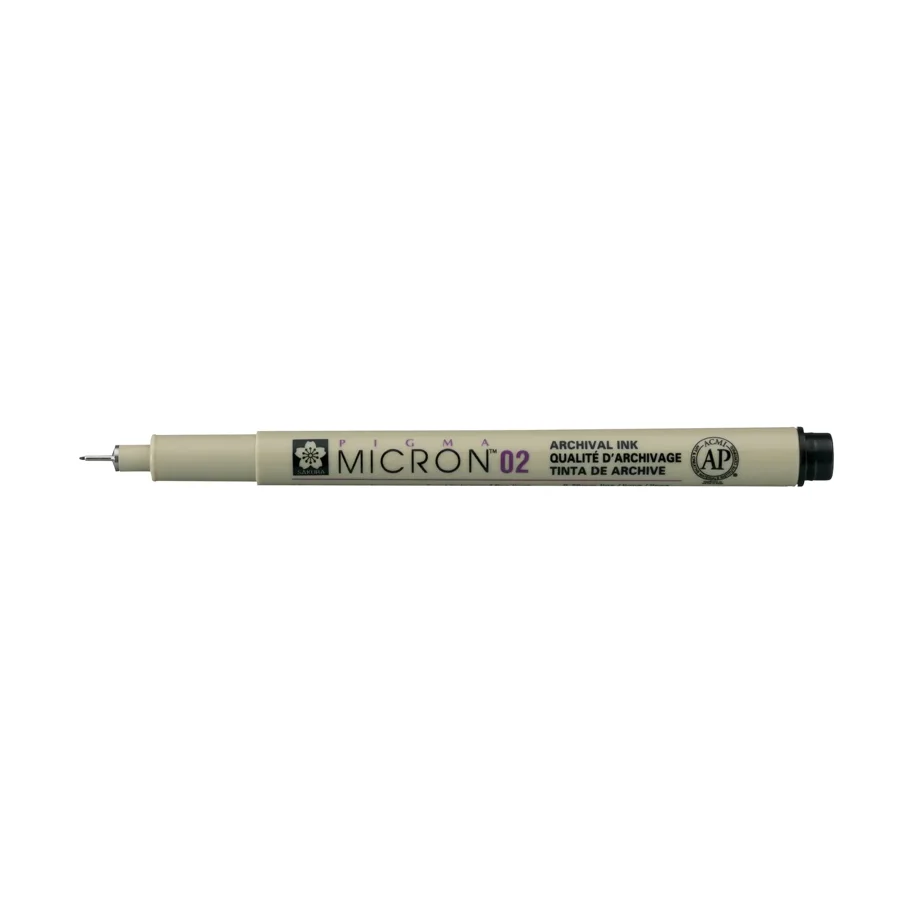 Sakura Pigma Micron 02 - 0.30 mm - Schwarz