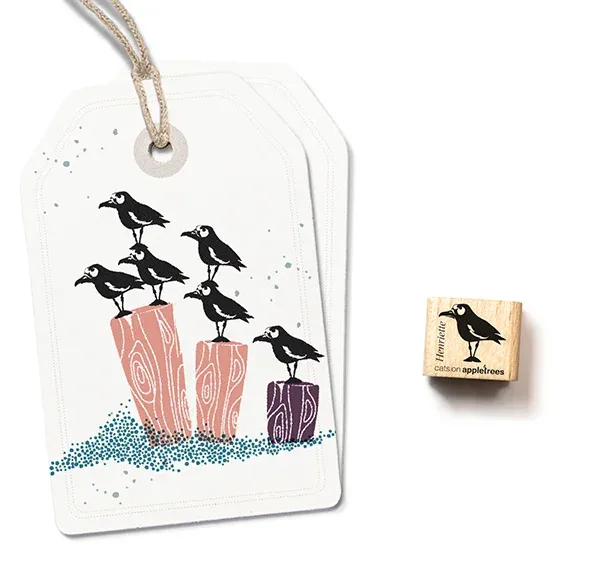 Cats on appletrees Ministempel Möwe Henriette 