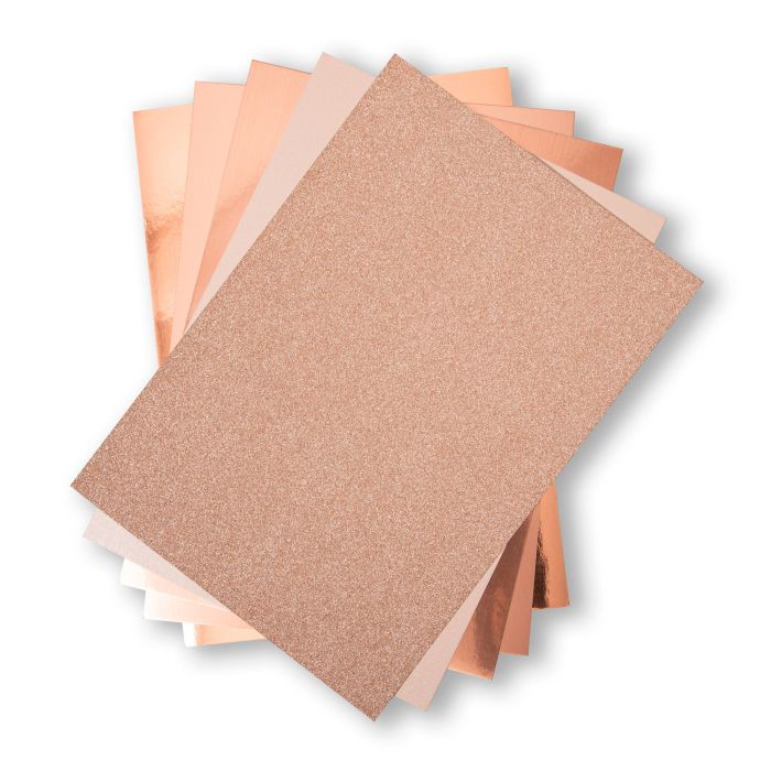 Surfacez - Opulent Cardstock A4 Rose Gold 50 Blatt 