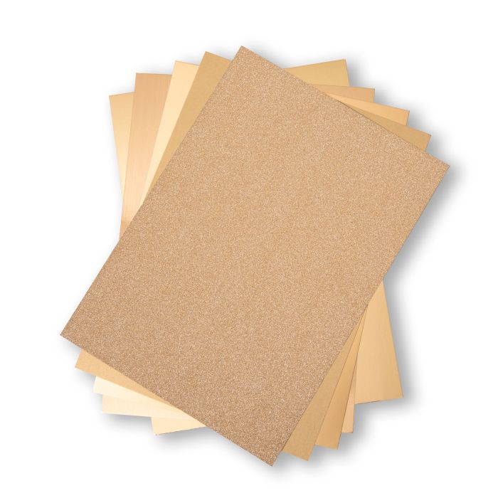 Surfacez - Opulent Cardstock A4 Gold 50 Blatt   
