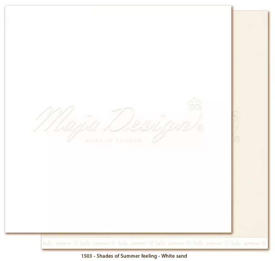 Maja Design - Mono - Summer Feeling - White sand