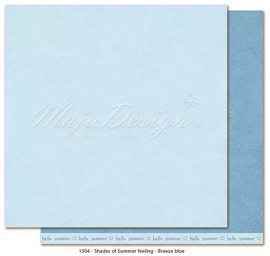 Maja Design - Mono - Summer Feeling - Breeze blue