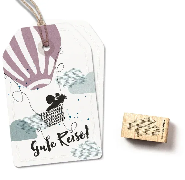 Cats on appletrees Stempel Wolke 2 linear