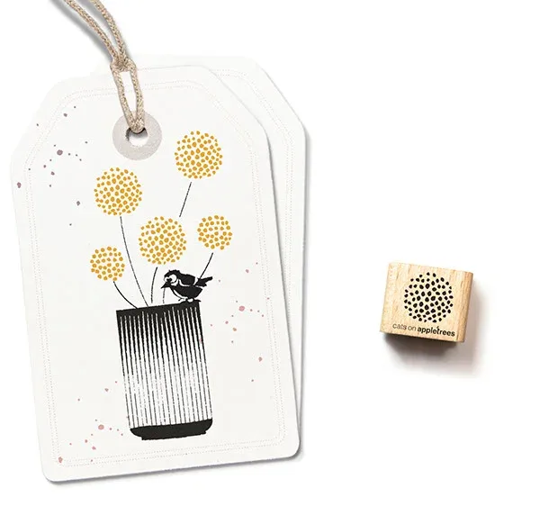 Cats on appletrees Ministempel Blüte 20