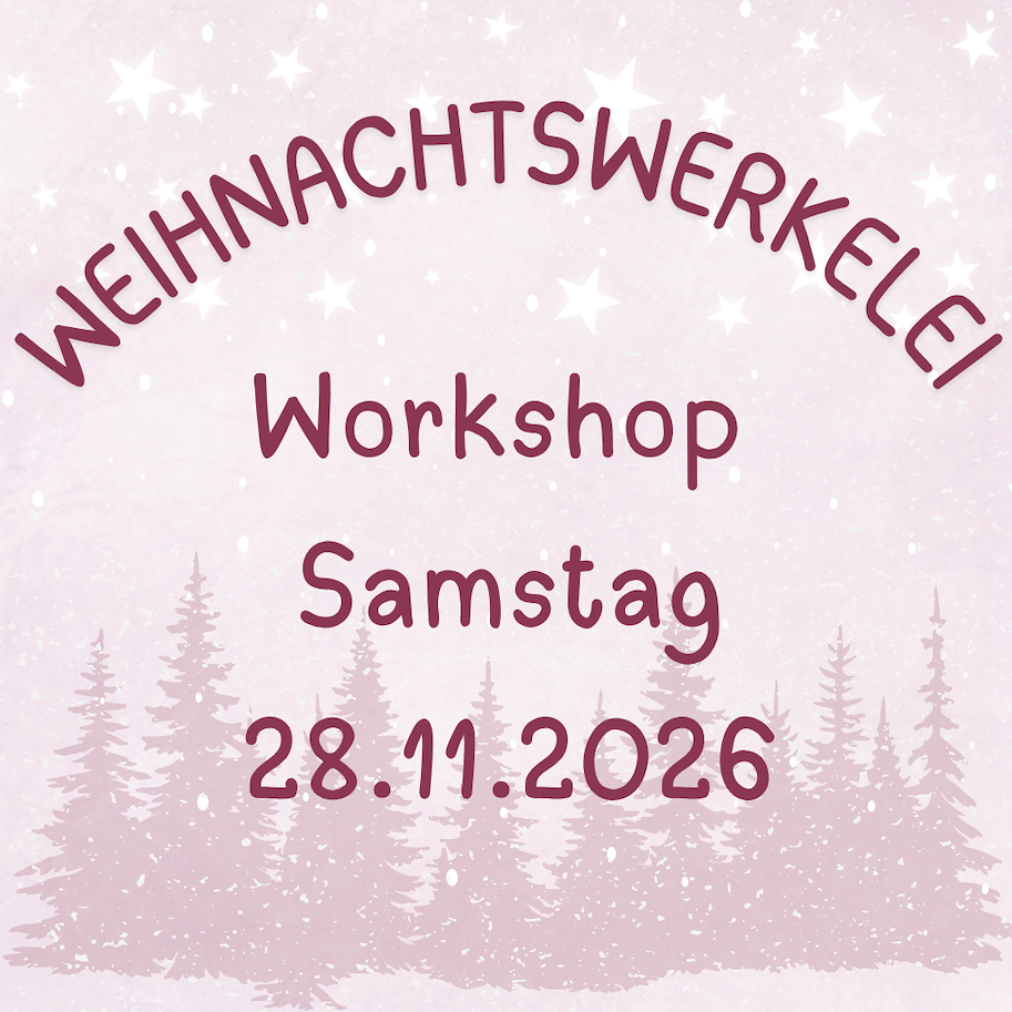 Lilly-Art Workshop Weihnachtswerkelei (Weihnachtskarten,Verpackungen, Shadow-Böxli (28.11.2026)     
