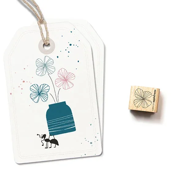 Cats on appletrees Stempel Ministempel Blüte 17 