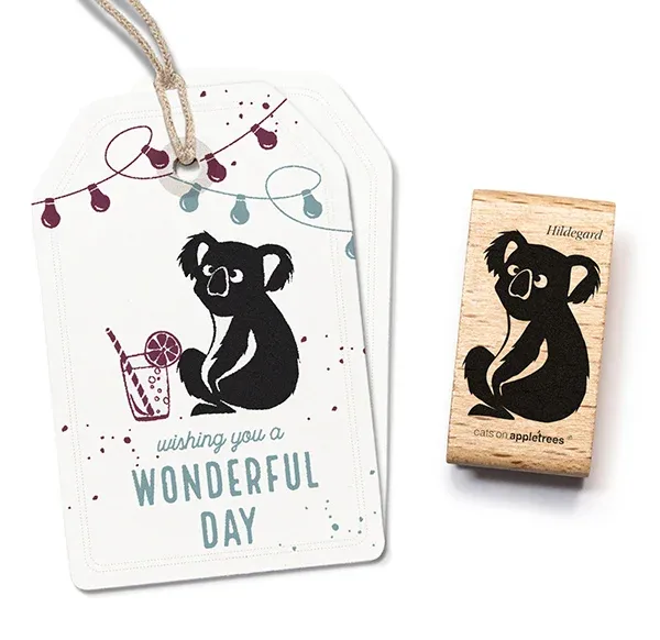 Cats on appletrees Stempel Koala 3 Hildegard