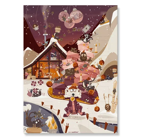 Cats on appletrees Ministempel-Adventskalender 9 