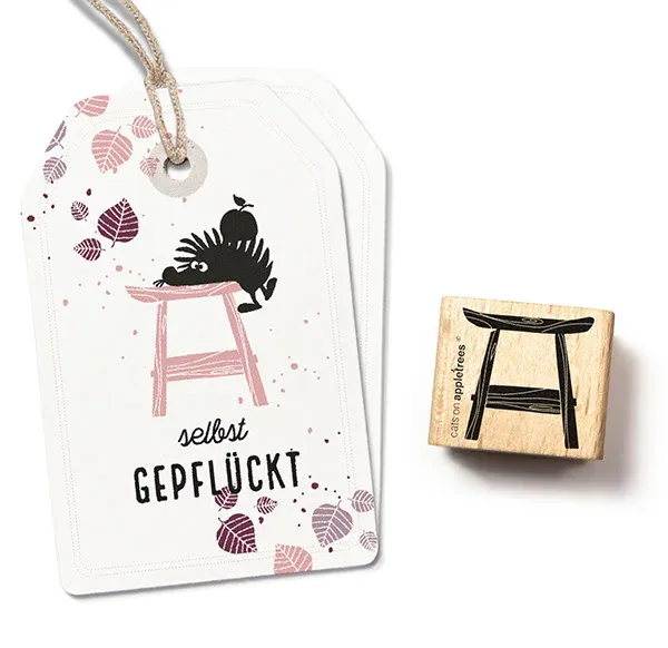 Cats on appletrees Stempel Schemel