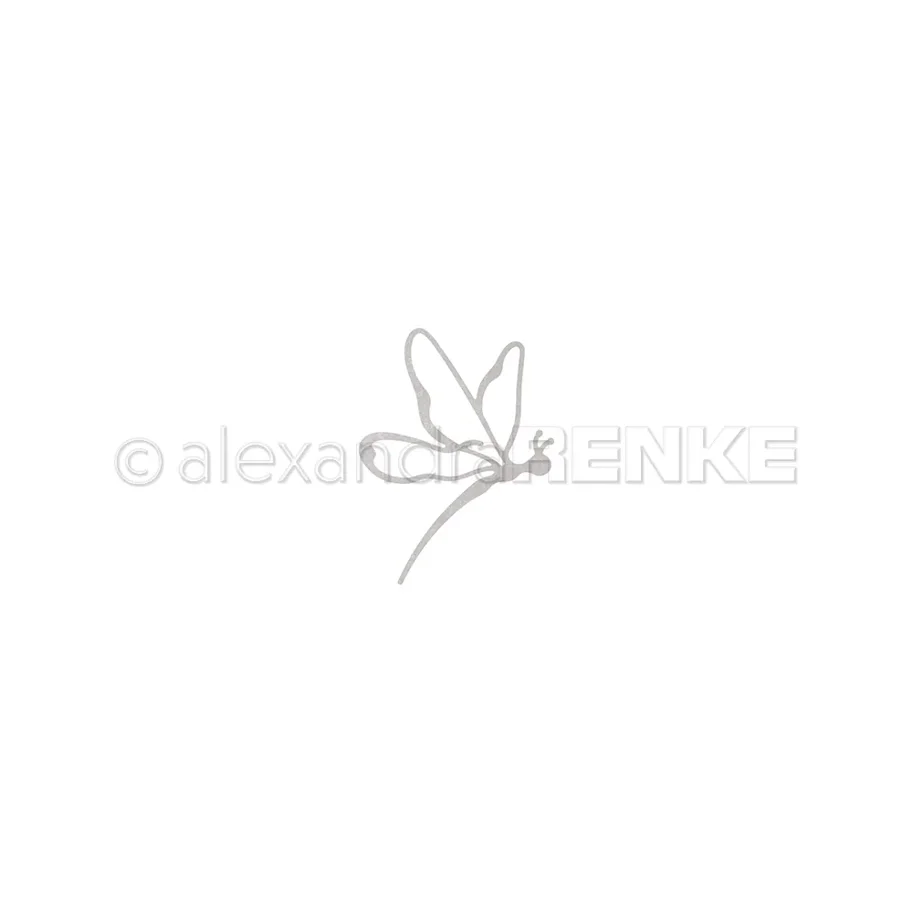 Alexandra Renke Stanze 'Lineart Libelle 3'