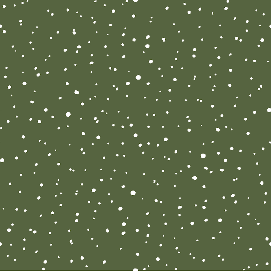 Lilly-Art Designpapier Snowflake Dancing Green