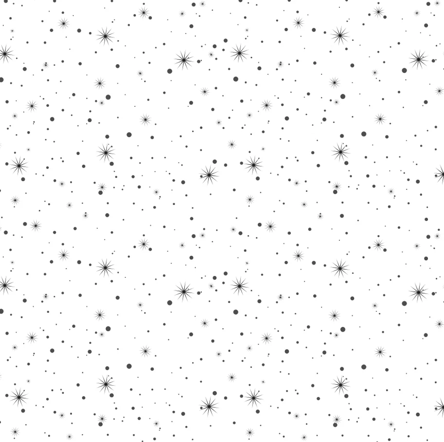 Lilly-Art Designpapier Starry Sky Black 