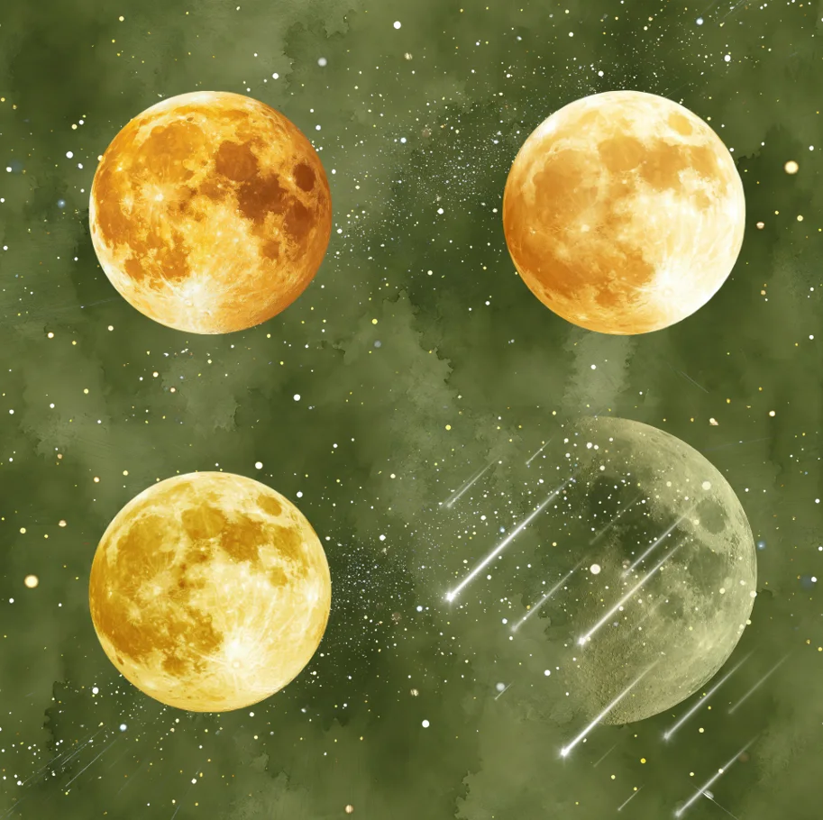 Lilly-Art Designpapier Mond Element Earth