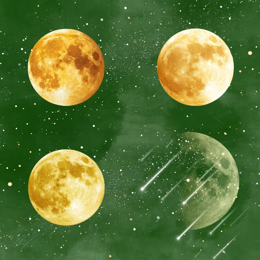 Lilly-Art Designpapier Mond Element Earth 2