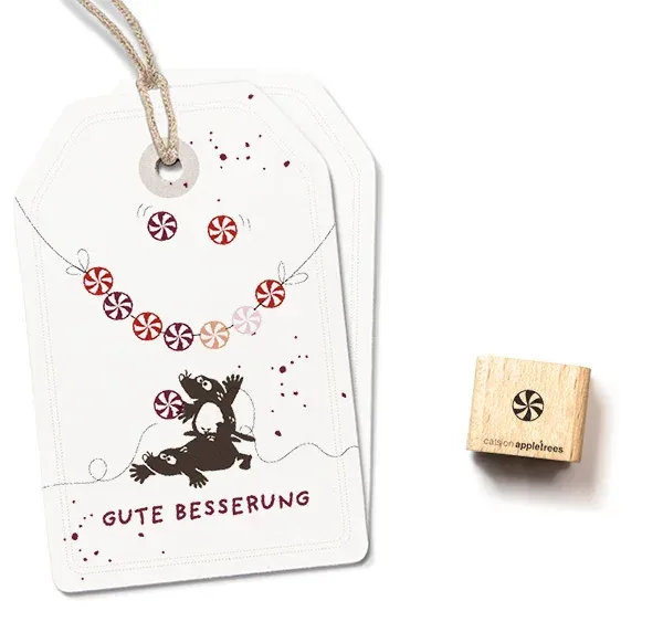 Cats on appletrees Ministempel Bonbon 3