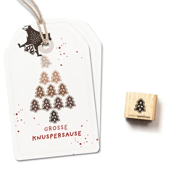 Cats on appletrees Ministempel Lebkuchen 3 - Baum