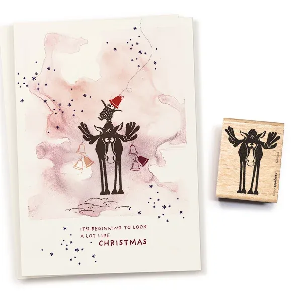Cats on appletrees Stempel Elch Karlson