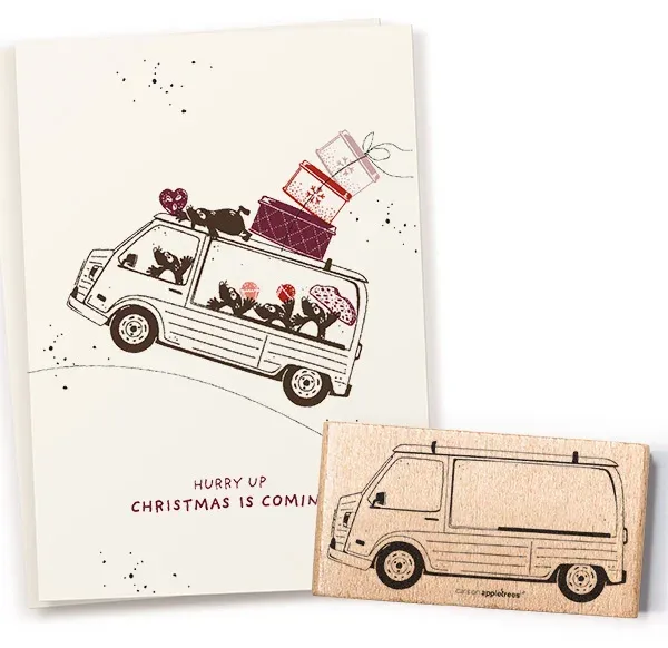 Cats on appletrees Stempel Food Truck Camper Van