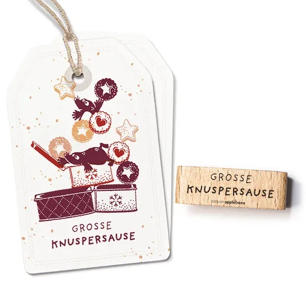 Cats on appletrees Stempel Große Knuspersause