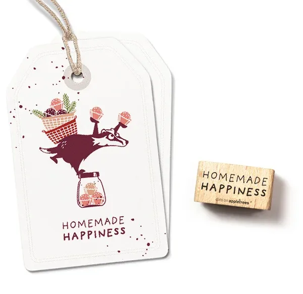 Cats on appletrees Stempel Homemade Happiness