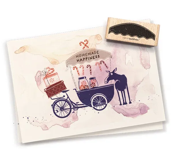 Cats on appletrees Stempel Markise 3 Schirm